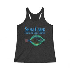 Flounder Women's Tri-Blend Racerback Tank