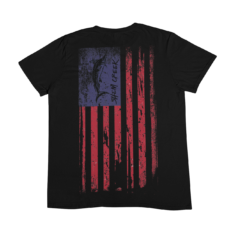 American Flag Marlin Unisex Short Sleeve Tee